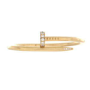 Cartier Classic Juste un Clou Bracelet 18K Yellow Gold with Diamonds
